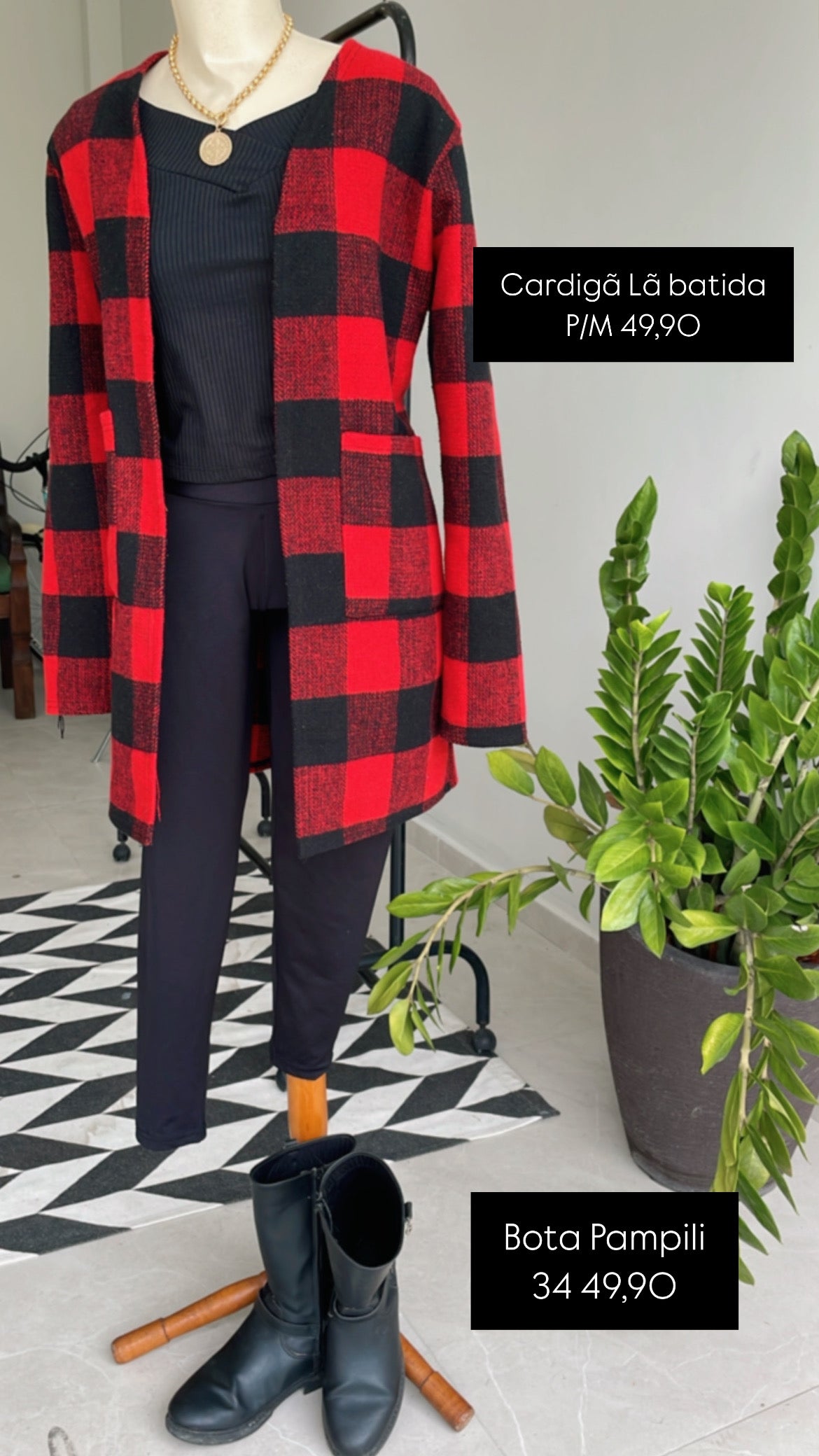 Sobretudo em lã batida P