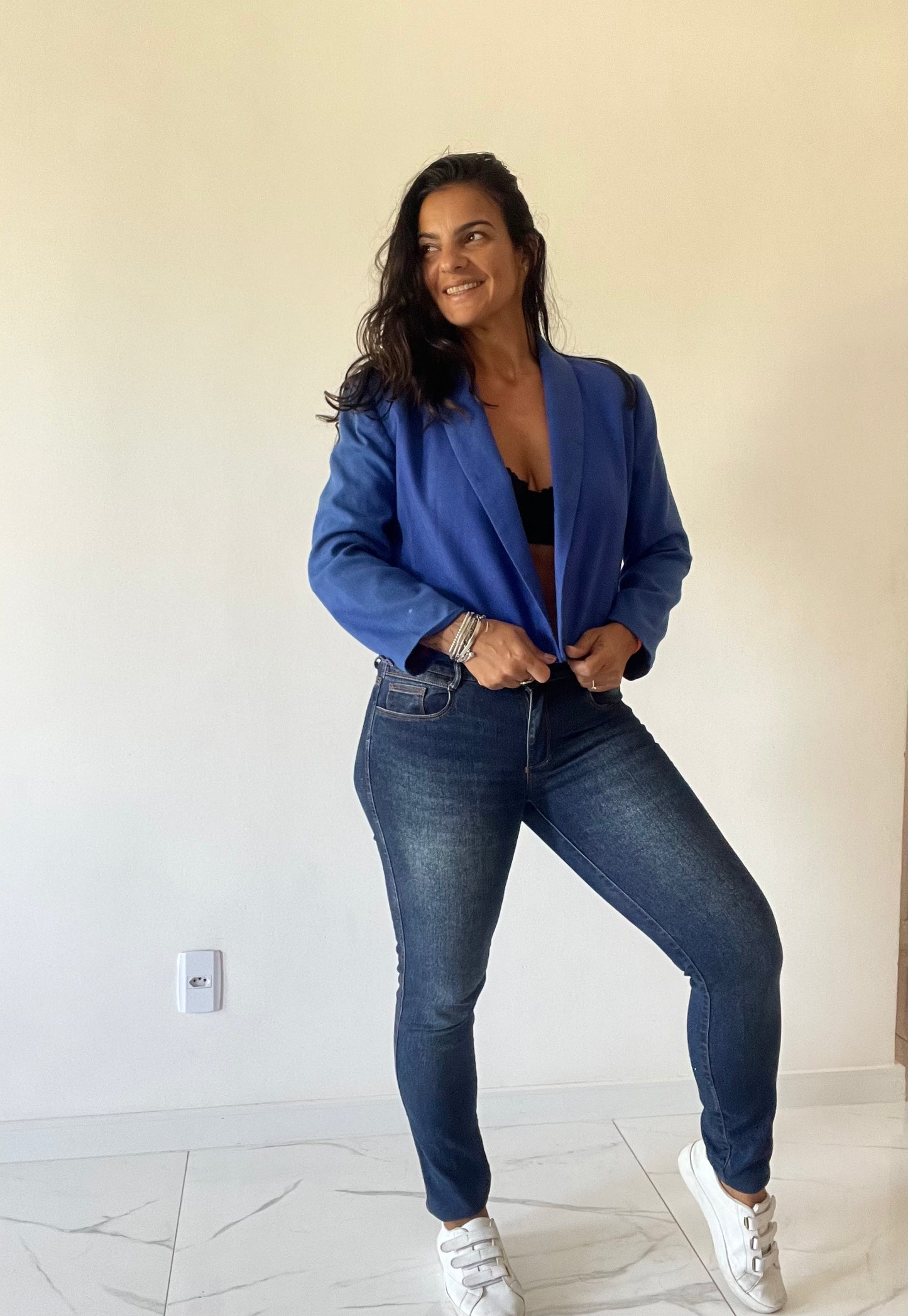 Blazer importado em linho Veste M e G