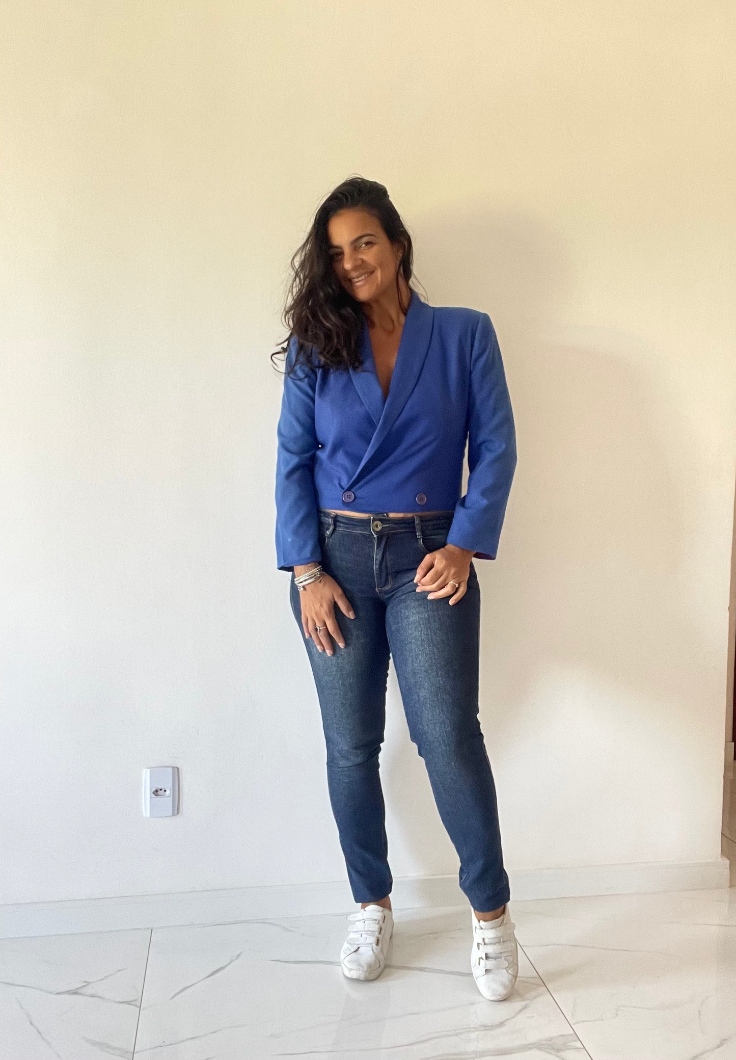 Blazer importado em linho Veste M e G